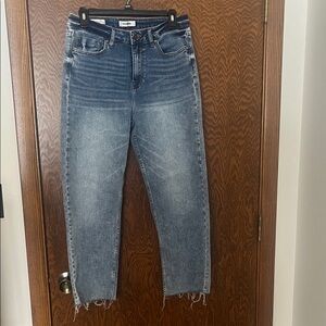 Vigoss Distressed Blue Ankle Jeans